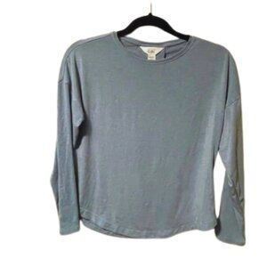 Athleta Girl Blue Long Sleeve Shirt size 8-10